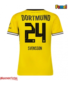 Borussia Dortmund Daniel Svensson #24 Tricou Fotbal Replică 2026-27 Femei Acasa Borussia Dortmund Daniel Svensson #24 Tricou Fotbal Replică 2026-27 Femei Acasa
